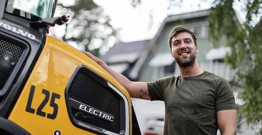 VOLVO L25 ELECTRIC FORMS PART OF SWEDISH LANDSCAPER’S AMBITION FOR A FOSSIL-FREE WORKPLACE